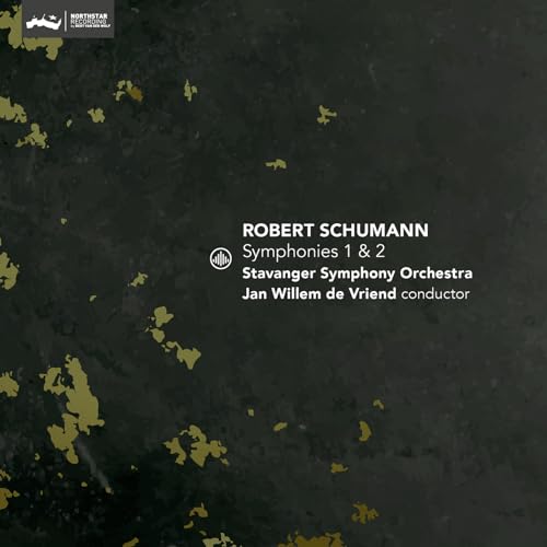 CD cover for Stavanger Symphony Orchestra performing Schumann’s Symphonies 1 & 2.