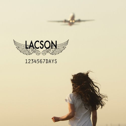 CD cover for Lacson’s “1234567 Days” featuring a plane and woman.
