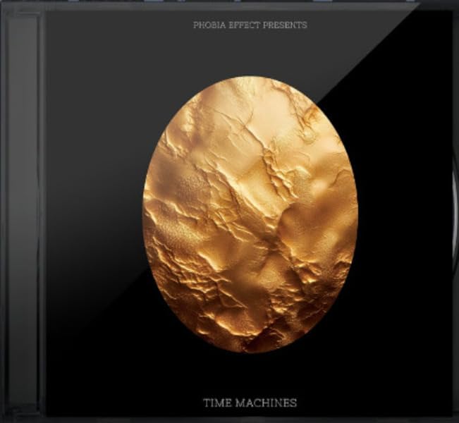 CD jewel case with a textured, gold oval on a black background.