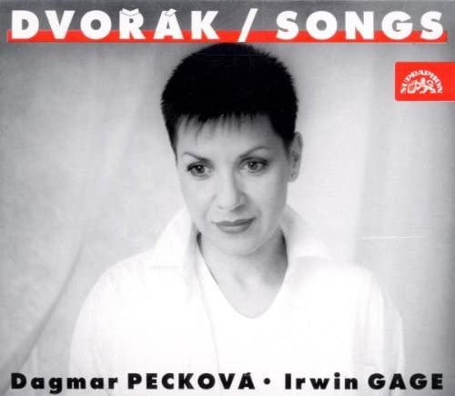 CD cover featuring Dagmar Peckova’s portrait and “Dvorak / Songs” text.