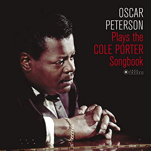Oscar Peterson portrait on album cover, “Plays Cole Porter” vinyl record.