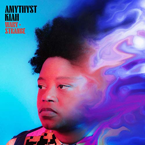 Amythyst Kiah album cover with portrait and colorful, swirling background.