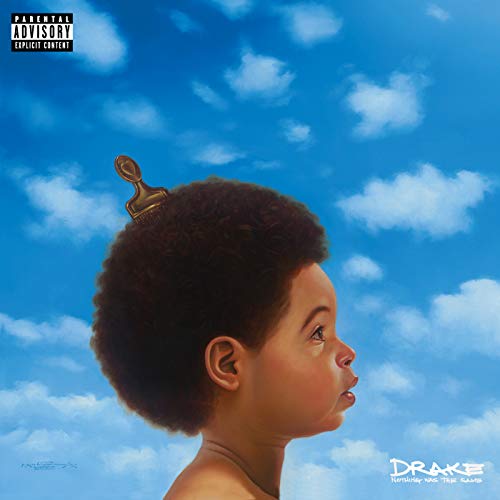 Album cover showing a young boy with a hair pick against a blue sky.