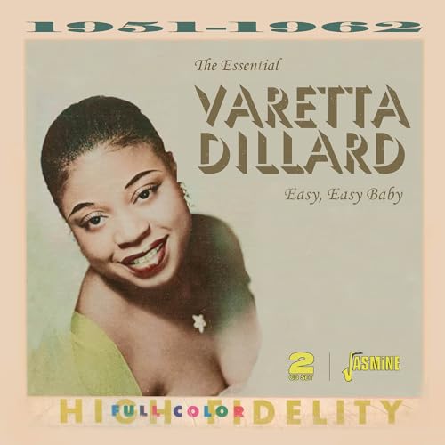 CD cover for Varetta Dillard’s “The Essential Varetta” with her portrait.