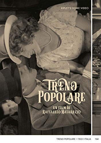 DVD cover for "Treno Popolare," a black and white Italian film from 1933.
