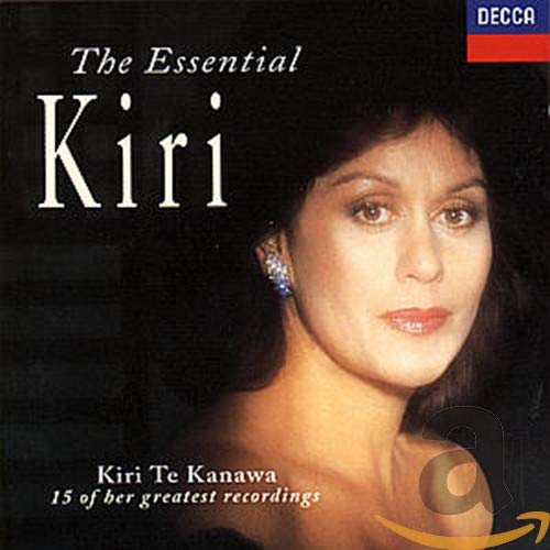 CD cover featuring a portrait of opera singer Kiri Te Kanawa.