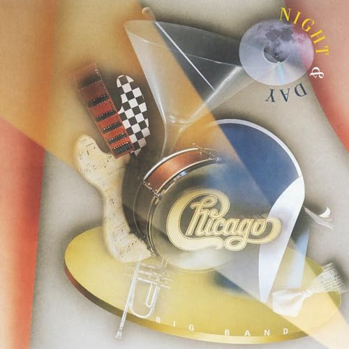 CD cover for Chicago’s “Night & Day Big Band” with musical imagery.