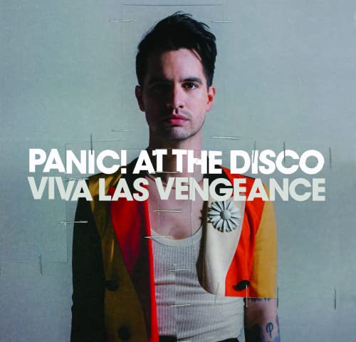 Album cover for Panic! At The Disco’s “Viva Las Vengeance” featuring a man.