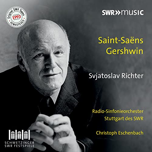 CD cover featuring pianist Sviatoslav Richter in black and white.