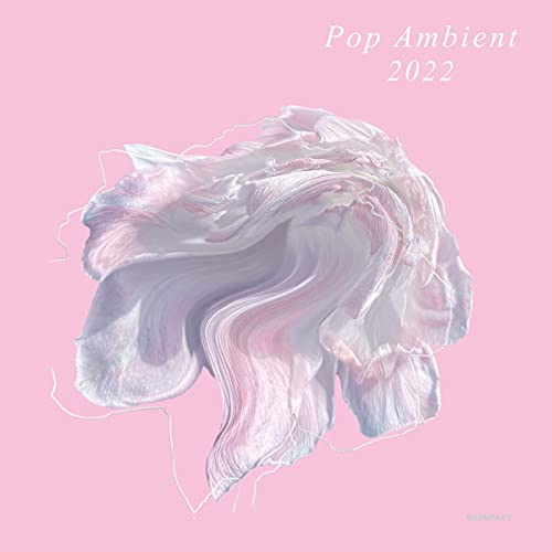 Pink album cover with abstract, swirling floral-like image.