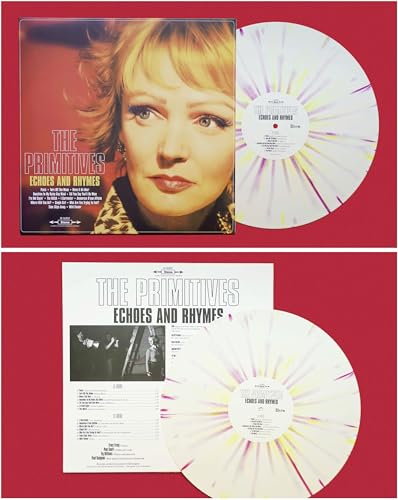 The Primitives’ “Echoes and Rhymes” white vinyl record with album cover.