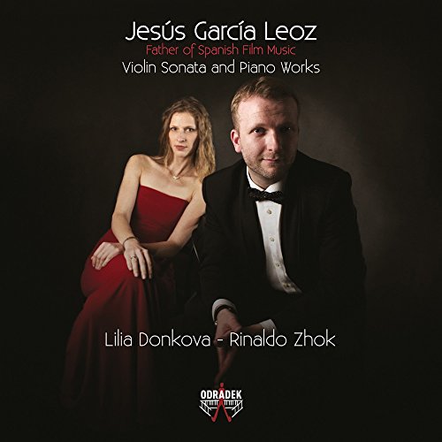 CD cover featuring a man and woman, with text “Jesús García Leoz”.