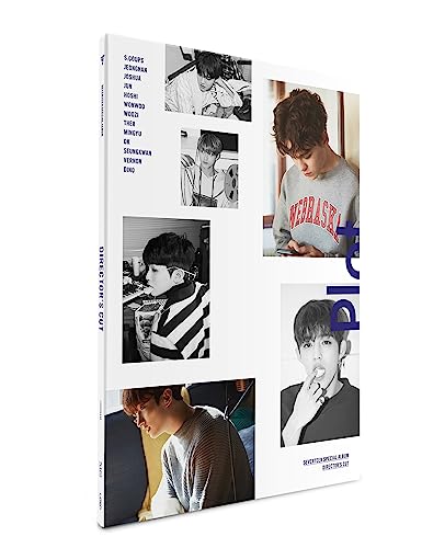 Seventeen "Director's Cut" CD case with black and white member photos.