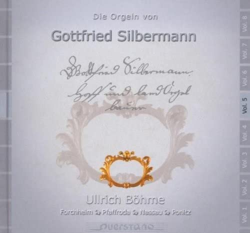 CD cover for Ullrich Bohme’s “Die Orgeln von Gottfried Silbermann Vol. 5.”