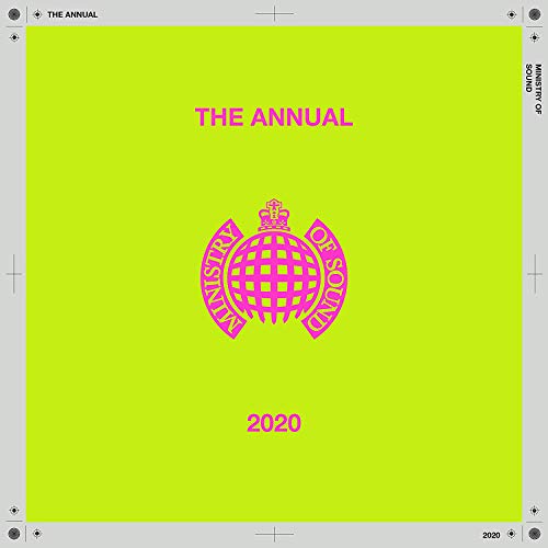 Bright green and pink album cover for “The Annual 2020” compilation.