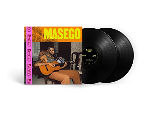 Masego vinyl record with album cover featuring a musician playing guitar.