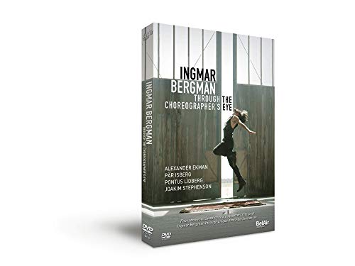 DVD cover for “Bergman: Through Choreographer’s Eye” featuring a dancer in mid-air.
