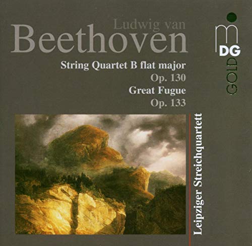 CD cover for Beethoven’s String Quartet, Op. 130 and Great Fugue, Op. 133.