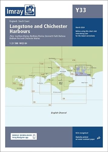 Imray Chart Y33 : Langstone and Chichester Harbours : 33