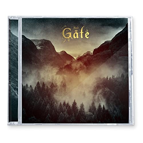 CD case with a misty mountain landscape and the title "Gåte".