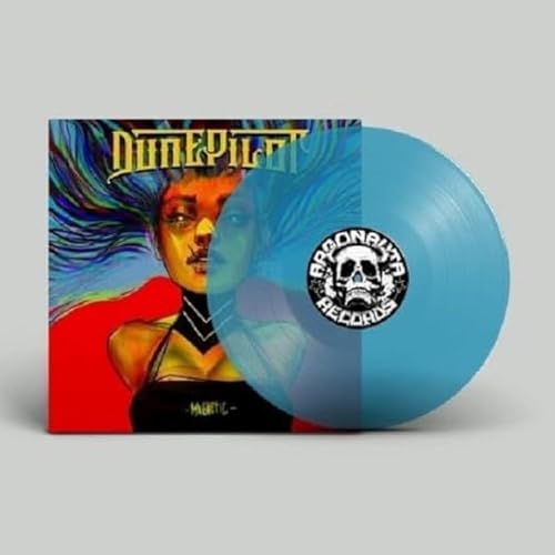 Dune Pilot" vinyl record with colorful cover art and blue disc.