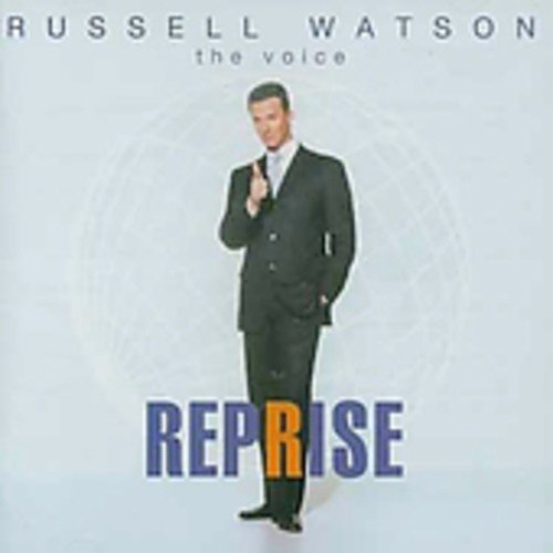 Russell Watson album cover: man in suit, with “Reprise” title.