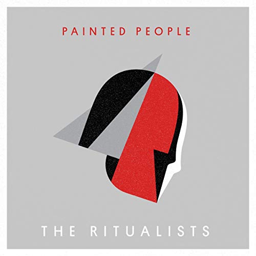CD cover for "Painted People" by The Ritualists, abstract red and gray design.