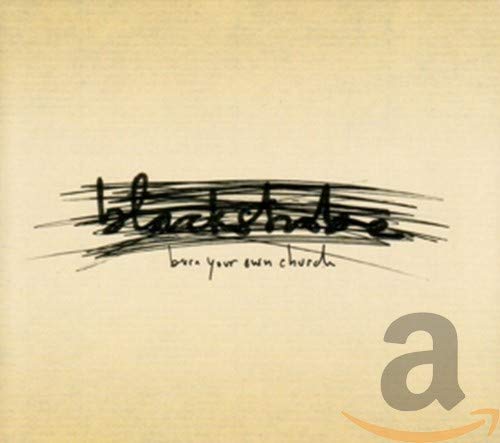 CD cover for Black Strobe’s “Burn Your Own Church” with scribbled text.