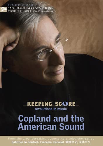 DVD cover featuring conductor Michael Tilson Thomas and text "Keeping Score.