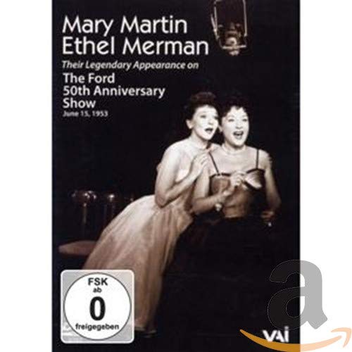 DVD cover featuring Mary Martin and Ethel Merman in gowns, 1953.