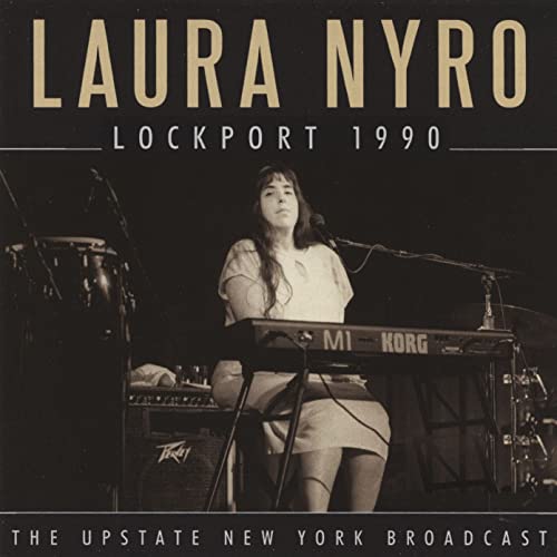 Laura Nyro at a keyboard, album cover for "Lockport 1990.