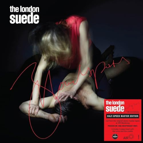 Bloodsports album cover: two figures entangled, red dress, dark background.