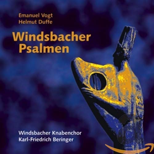 CD cover for “Windsbacher Psalmen” featuring a stylized golden sculpture.