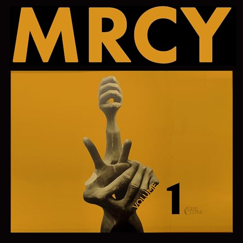 Mrcy - Volume 1" vinyl album cover with hands and bold text.