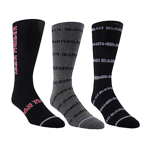 Iron Maiden Assorted Crew Socks 3 Pack (One Size)