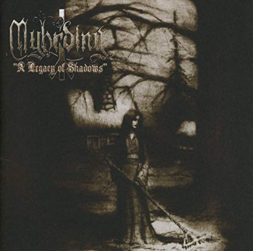 Dark album cover featuring a lone figure before a decaying building.