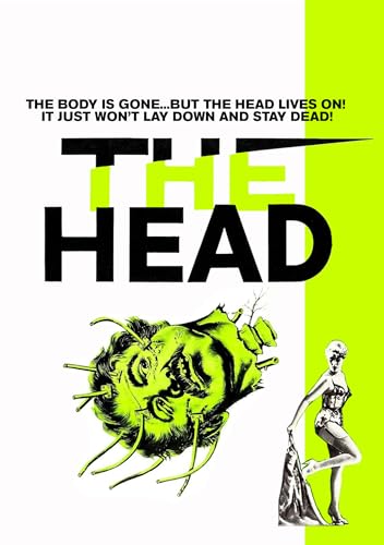 DVD cover for “The Head” featuring a disembodied, glowing green head.