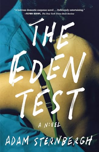 Book cover for “The Eden Test” featuring arms and bold white text.