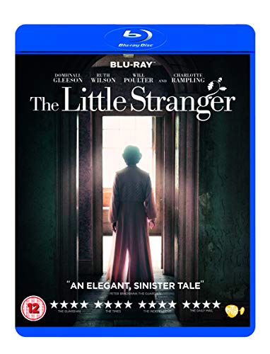 Blu-ray cover for "The Little Stranger" featuring a figure in a hallway.