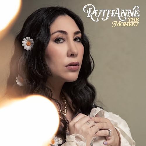 RuthAnne portrait with flowers in hair, album title above.