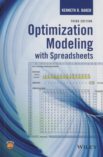 Optimization Modeling with Spreadsheets