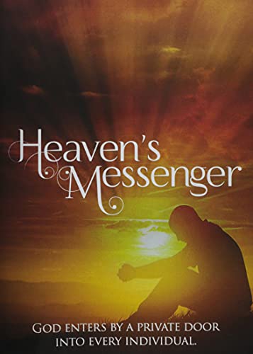 DVD cover for "Heaven's Messenger" featuring a kneeling figure in light.