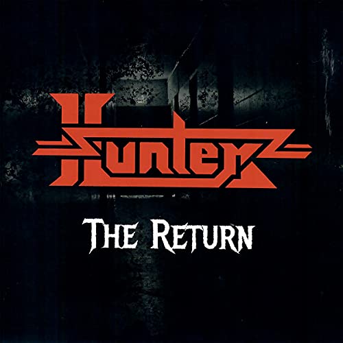 CD cover for “Hunter - The Return” with red logo and dark forest background.
