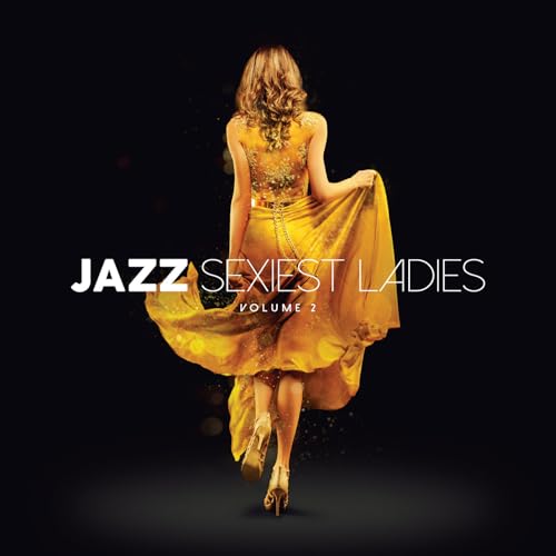 CD cover: woman in gold dress, back view, dark background.