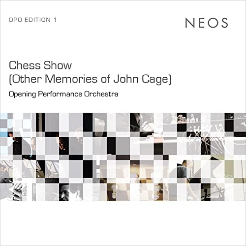 CD cover for "Chess Show" by Opening Performance Orchestra, pixelated imagery.