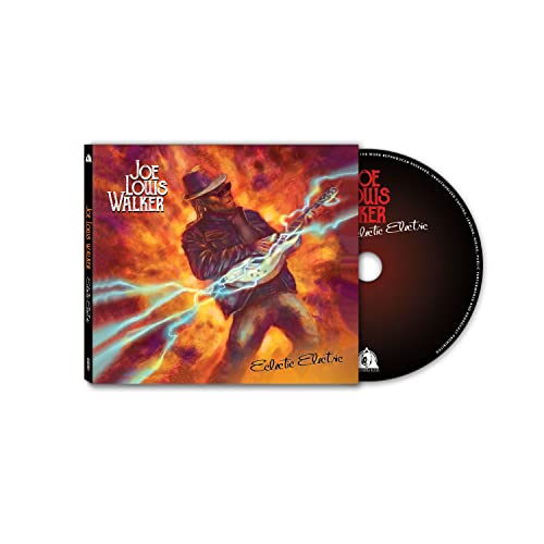 CD case for Joe Louis Walker's "Eclectic Electric" album with guitarist image.