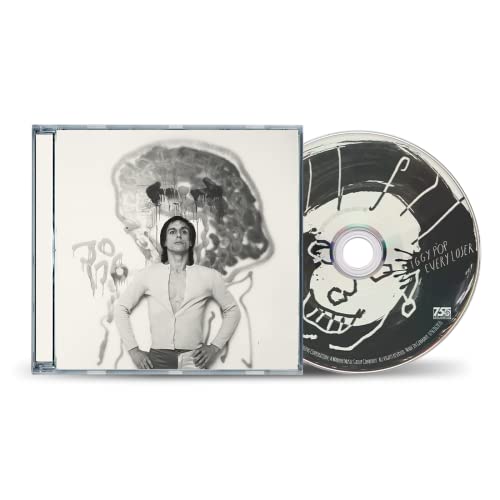 Iggy Pop “Every Loser” CD case and disc with skull imagery.