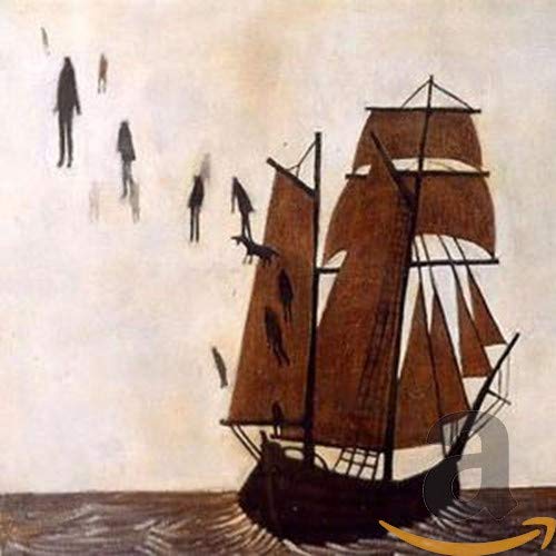 CD cover art depicting a silhouetted ship and figures against a white sky.