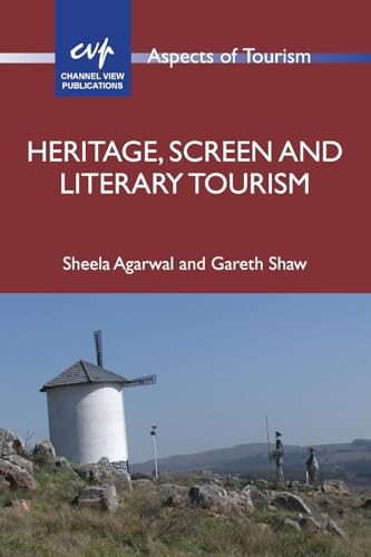 Book cover for "Heritage, Screen and Literary Tourism" with windmill image.