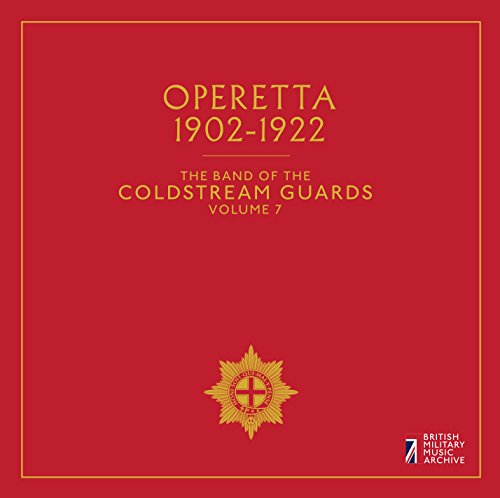 Red CD cover with gold text: "Operetta," "Coldstream Guards," and a crest.